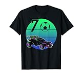 7. Geburtstag, Retro-Stil, Rocket RC Soccer Car League, lustig T-Shirt