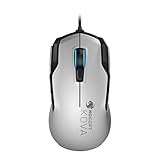 Roccat Kova AIMO Ambidextrous RGB Gaming Maus (7.000 Dpi Pro-Optic 6 Sensor, rechts-/Linkshänder, 12 programmierbare Maustasten, Designt in Deutschland) Weiß