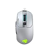 Roccat Kain 202 AIMO RGB USB Gaming Maus (16.000 DPI Owl-Eye Sensor, Kabellos, Titan Click Technologie), weiß
