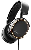 SteelSeries Arctis 5 - Gaming Headset - RGB-Beleuchtung - DTS Headphone:X v2.0 Surround - für PC, PlayStation 5 und PS4 - Schwarz