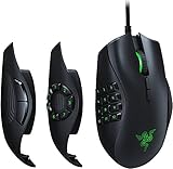 Razer Naga Trinity - MOBA/MMO Kabelgebundene Gaming-Maus (3 Austauschbare Seitenteile, 16000 DPI 5G optischer Sensor, Bis zu 19 Programmierbare Tasten, Mechanische Schalter, RGB Chroma) Schwarz