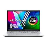 ASUS Vivobook Pro 15 OLED D3500QC-L1250W Laptop 39,6cm (15,6 Zoll, FHD (1920x1080) Notebook, AMD Ryzen R5-5600H, 16GB RAM, 512GB SSD, NVIDIA RTX 3050, Win11H) Cool Silver