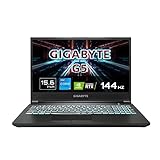 Gigabyte G5 Gaming Laptop, Intel Core i5 11400H, GeForce RTX3050, 15,6“ 144Hz Display, free DOS (Gigabyte G5 GD-51DE123SD), Schwarz