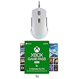 Corsair M55 PRO RGB Beidhändig nutzbare Optisch Gaming-Maus (12.400DPI Optisch Sensor, Leicht, 8 vollständig programmierbare Tasten)+ Xbox Game Pass für PC | 3 Monate Mitgliedschaft