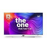 PHILIPS 50PUS8506/12 126cm (50 Zoll) Fernseher (4K UHD, HDR10+, 60 Hz, Dolby Vision & Atmos, 3-seitiges Ambilight, Smart TV mit Google Assistant, Works with Alexa, Triple Tuner, hellgrau)