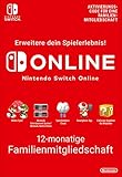 Nintendo Switch Online Mitgliedschaft - 12 Monate Familienmitgliedschaft | Switch - Download Code