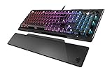 Roccat Vulcan 121 - Mechanische Gaming Tastatur, AIMO LED Einzeltastenbeleuchtung, Titan Switch Speed, Aluminiumoberfläche, Multimedia-Tasten, Handballenauflage, Linear Switch, schwarz