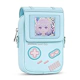 GeekShare Game Girl Umhängetasche Rucksäcke Tasche Geldbörse mit DIY-Kartensteckplatz für Frauen, praktisch, modisch und leicht