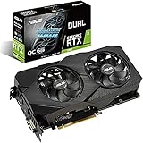 ASUS Dual Nvidia GeForce RTX 2060 6GB EVO OC Edition Gaming Grafikkarte (GDDR6 Speicher, PCIe 3.0, 1x HDMI 2.0b, 1x DVI, 1x DisplayPort 1.4, DUAL-RTX2060-O6G-EVO)