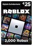 Roblox-Geschenkgutschein |2,000 Robux Guthaben | inklusive exklusivem virtuellem Item| Digital Code für Smartphones, Computer, Tablets, Xbox One, Xbox Series X|S, Oculus Rift et HTC Vive)