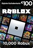 Roblox-Geschenkgutschein |10,000 Robux Guthaben | inklusive exklusivem virtuellem Item| Digital Code für Smartphones, Computer, Tablets, Xbox One, Xbox Series X|S, Oculus Rift et HTC Vive)