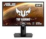 ASUS VG248QG 60,96 cm (24 Zoll) Gaming Monitor (Full HD, G-Sync Compatible, DVI, HDMI, DisplayPort, 0,5ms Reaktionszeit, bis zu 165Hz) schwarz