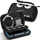 Fintie Tasche für Nintendo 2DS XL / 3DS XL, Tragetasche Aufbewahrungstasche Transporttasche mit Spielkartenhaltern und Haltegurt für Nintendo 2DS XL / 3DS XL / 3DS / 3DS LL Konsole, Don't Touch