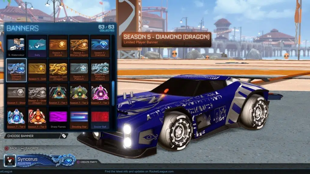 Rocket League Level Banner Titel Inventar Symol Rocket League Level Banner Titel Inventar Symol