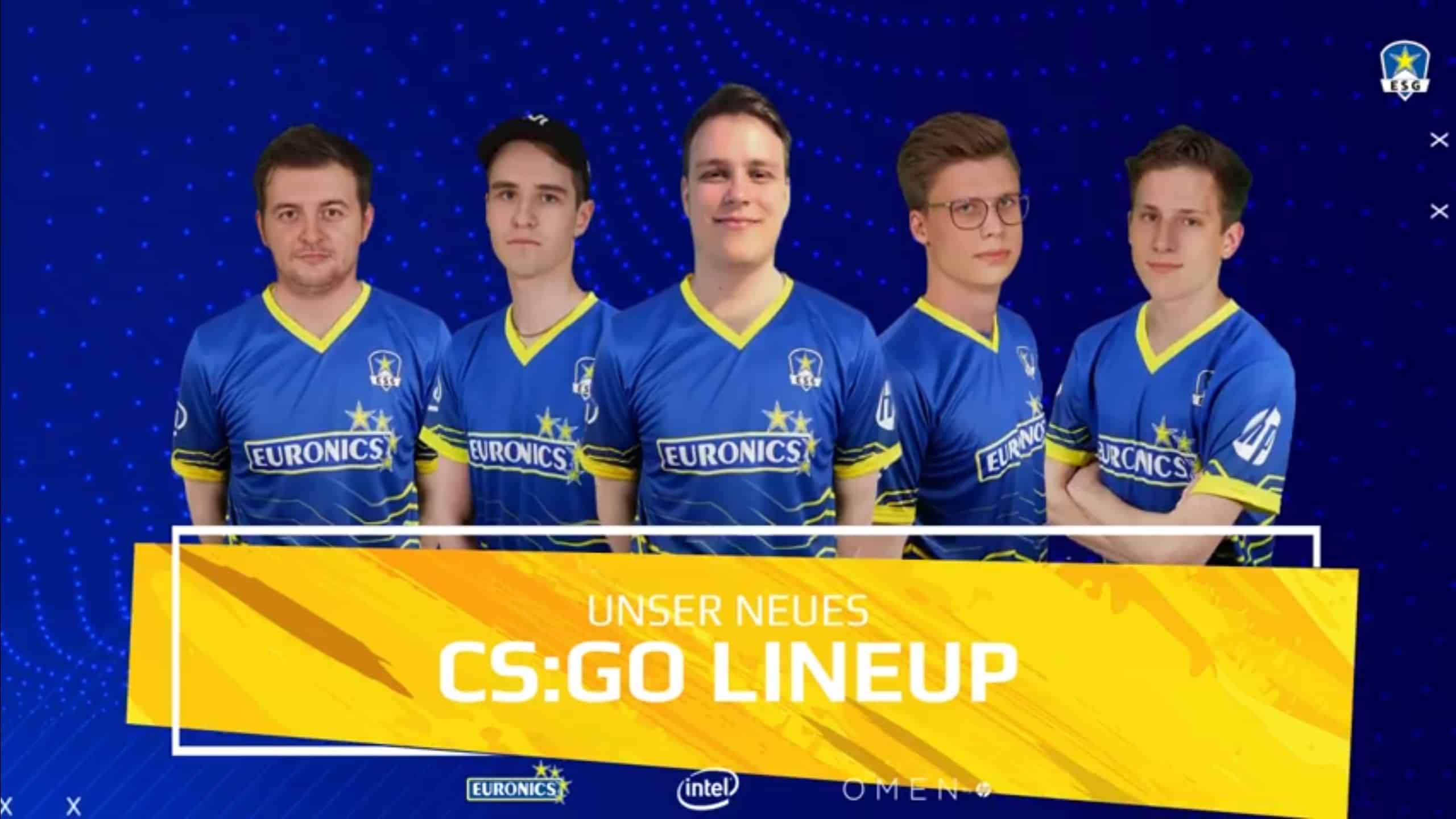 Neues CSGO Lineup EURONICS