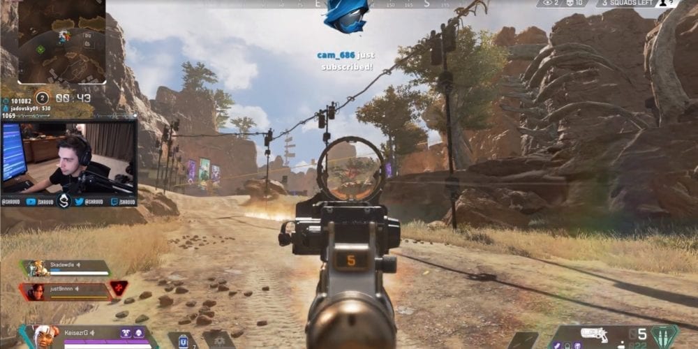 100k apex stream screenshot