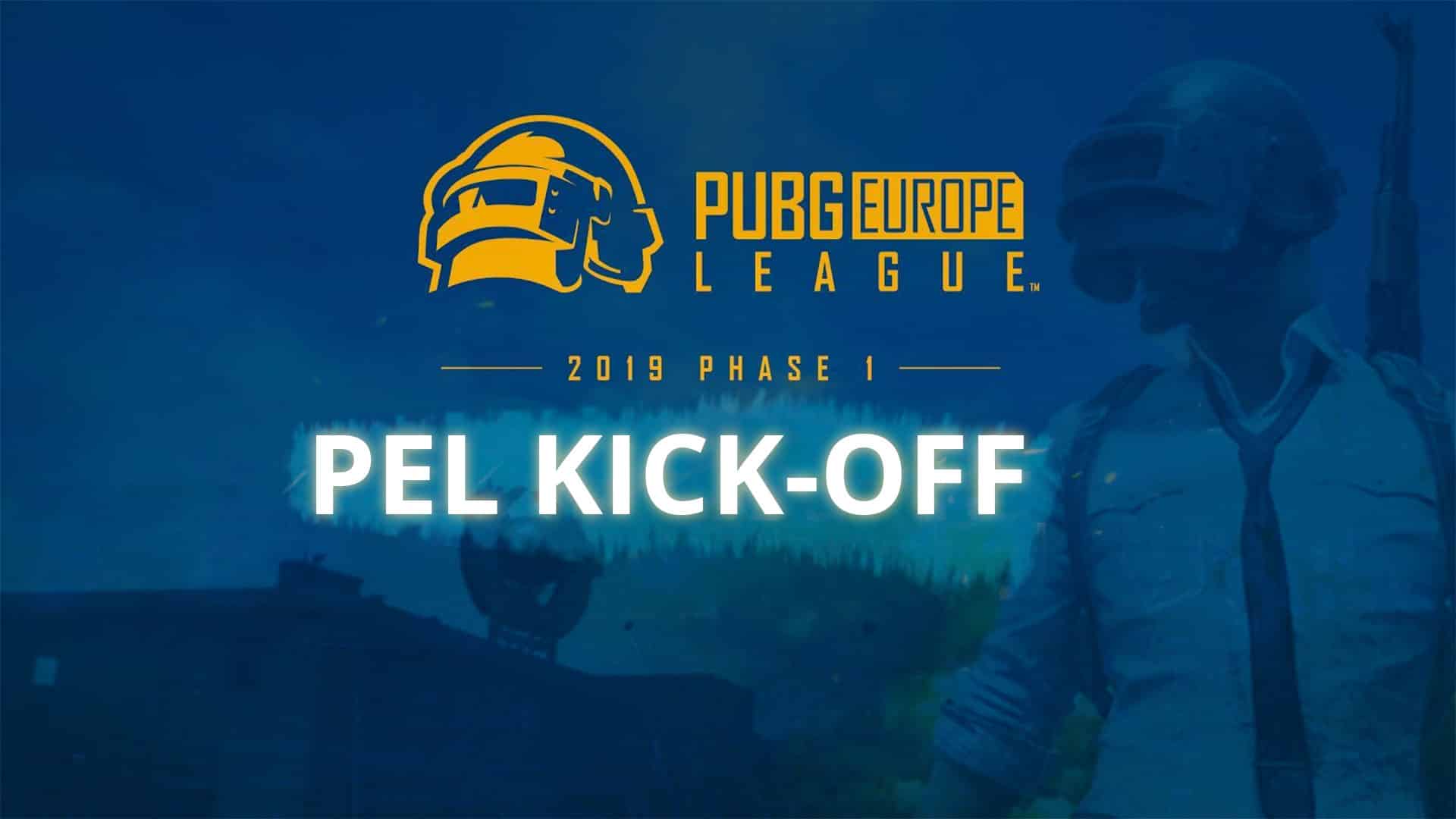 pubg european league pel kick off