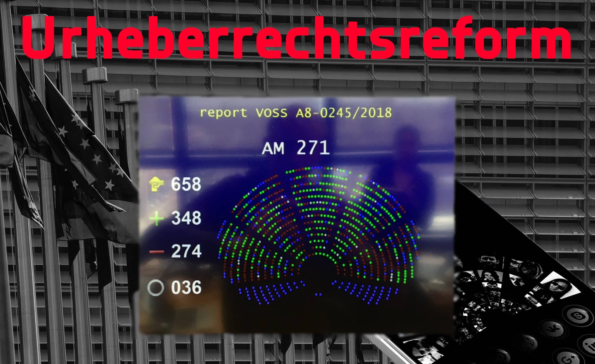 urheberrechtsreform europäisches parlament abstimmung e1553609250734