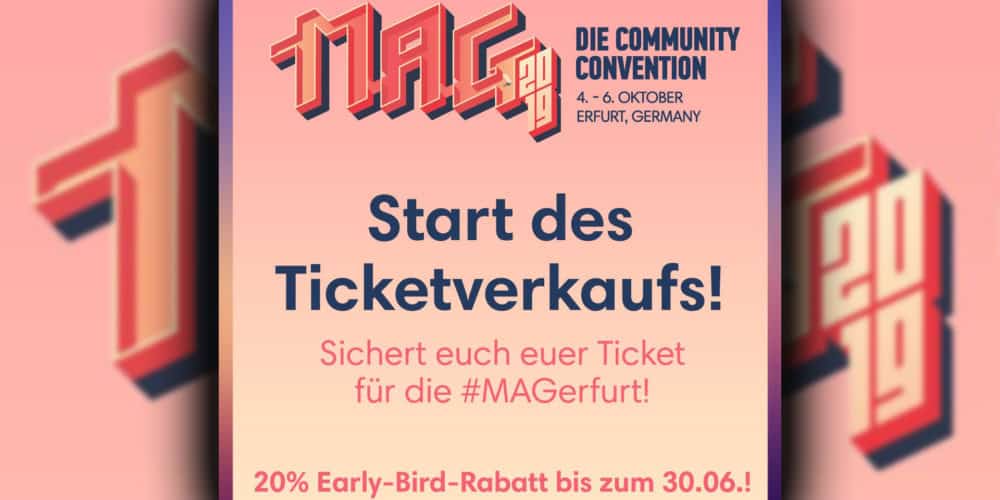 MAG Ticketverkauf startet