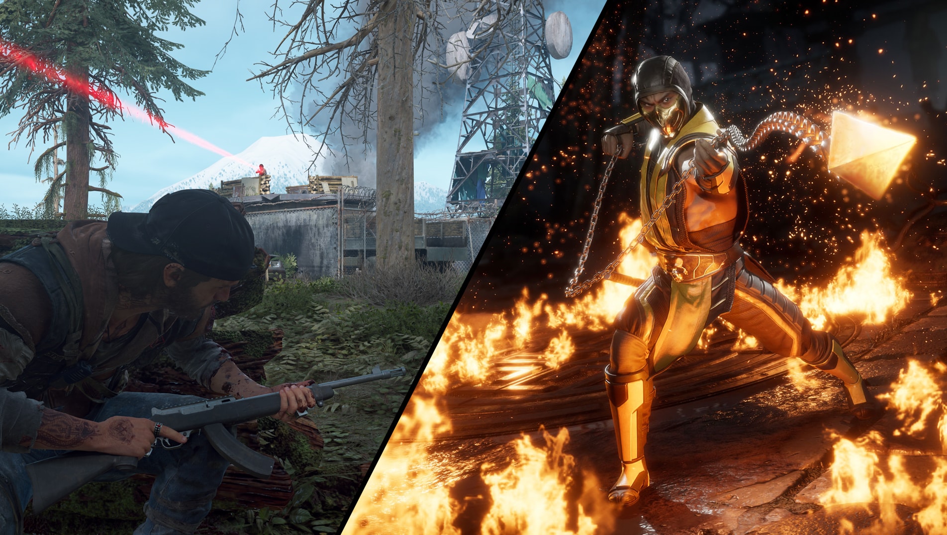 Mortal Kombat 11 und Days Gone Charts