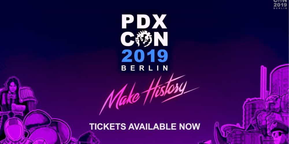 Pdxcon 2019 tickets verfügbar