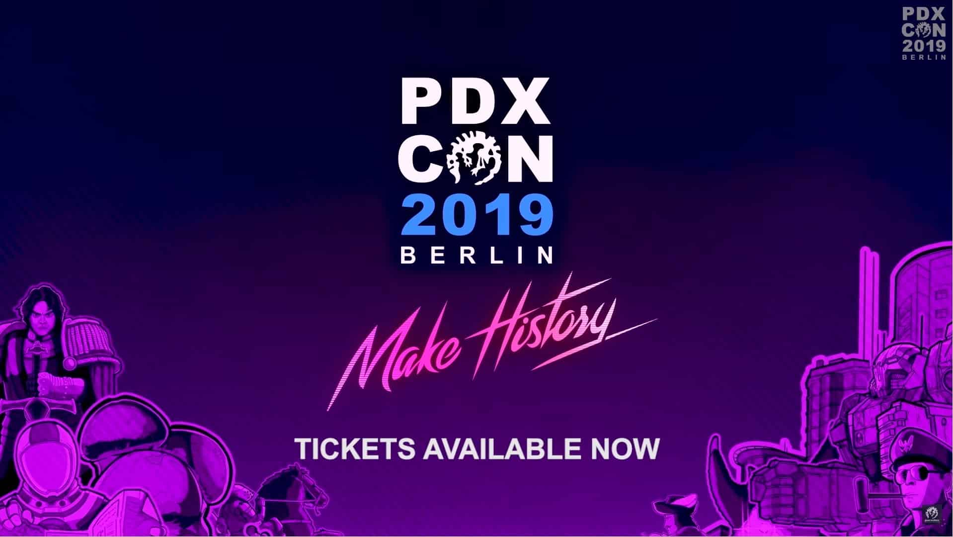 Pdxcon 2019 tickets verfügbar