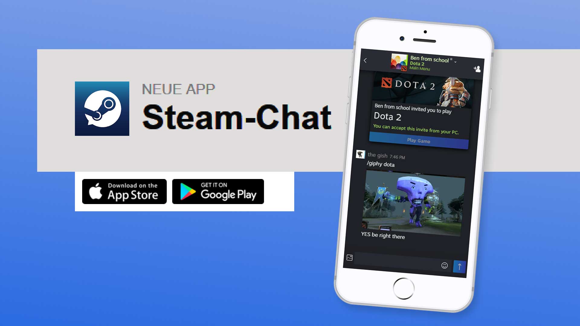 steam chat app
