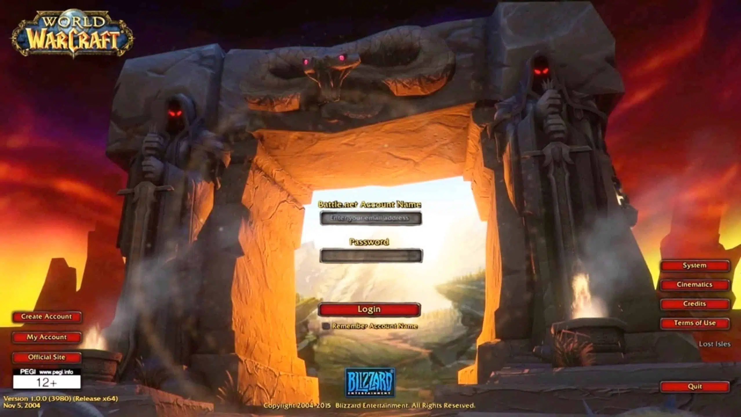 Classic Login Screen babt