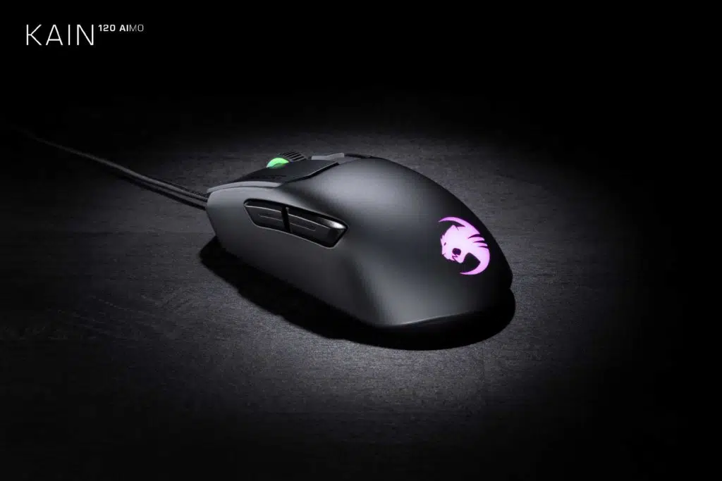 ROCCAT Kain120 AIMO Presspic Real 5 logo