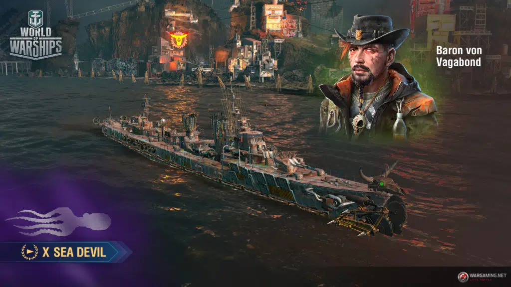 WG WOWS SPB Screenshots Post Apocalypses event SeaDevil