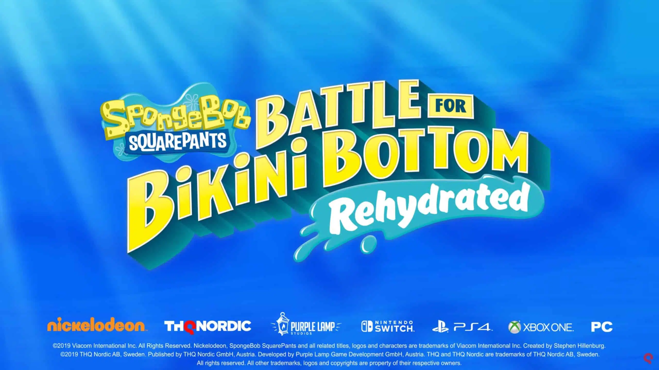 spongebob game e3 2019