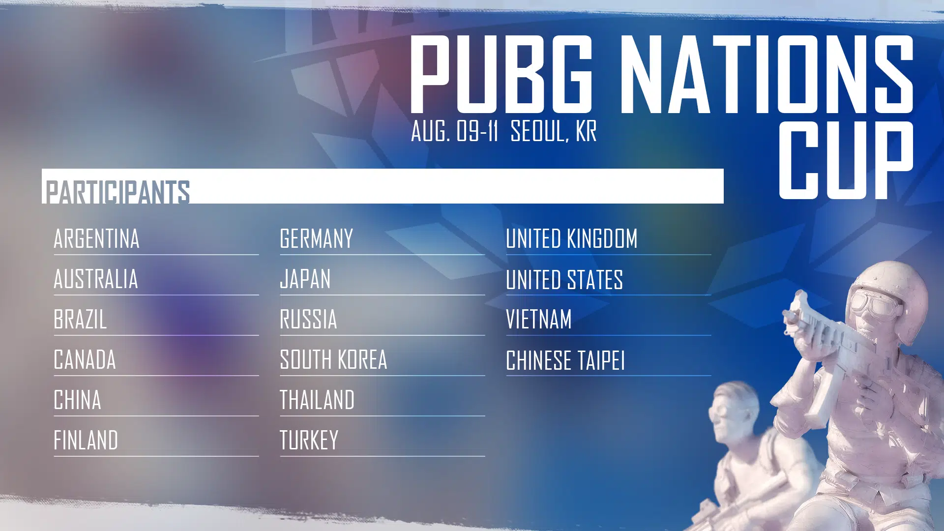 PUBG NationsCup Social announcment