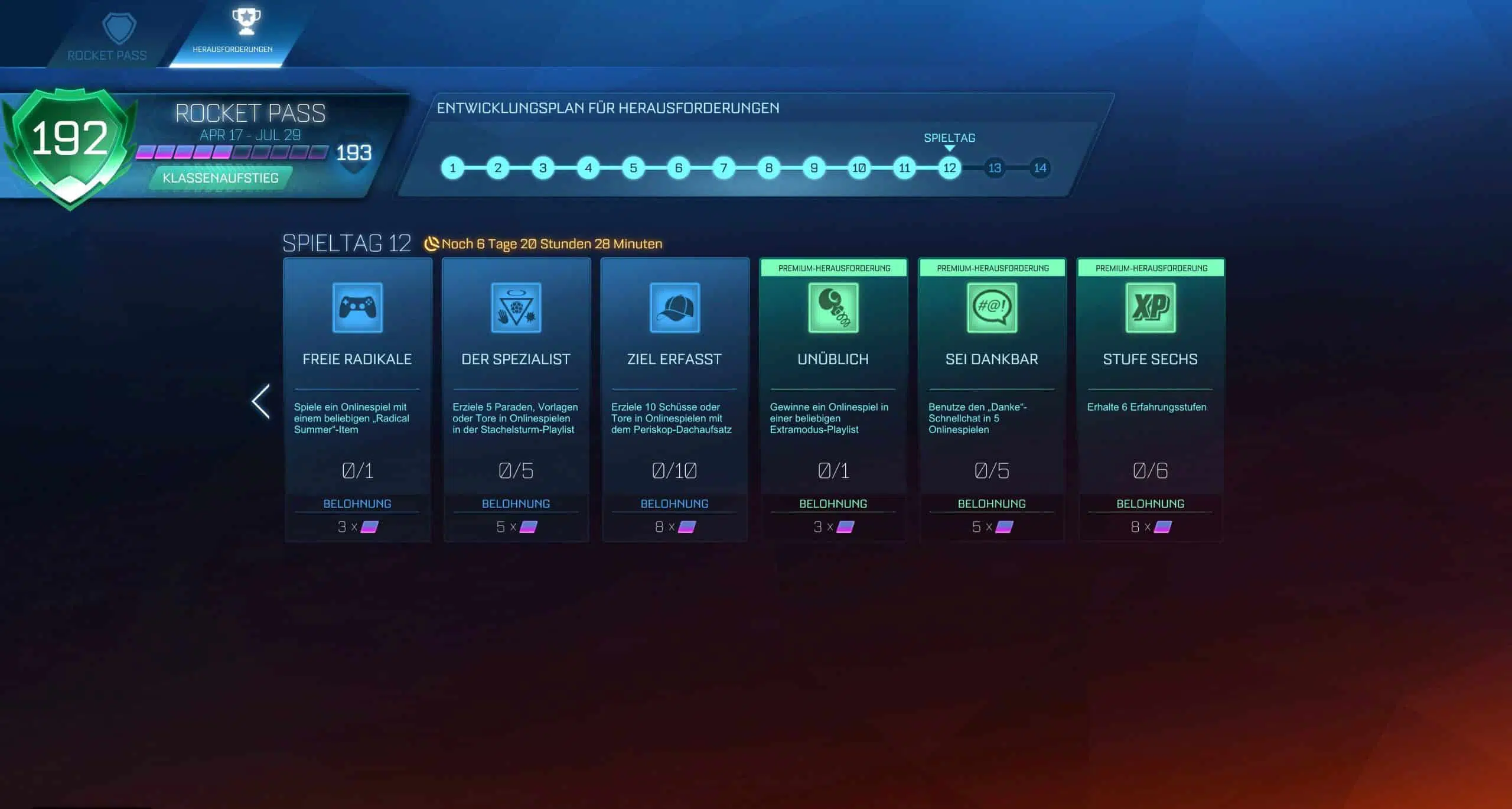 Rocket Pass 3 Belohnungen Woche 12 e1562194952541