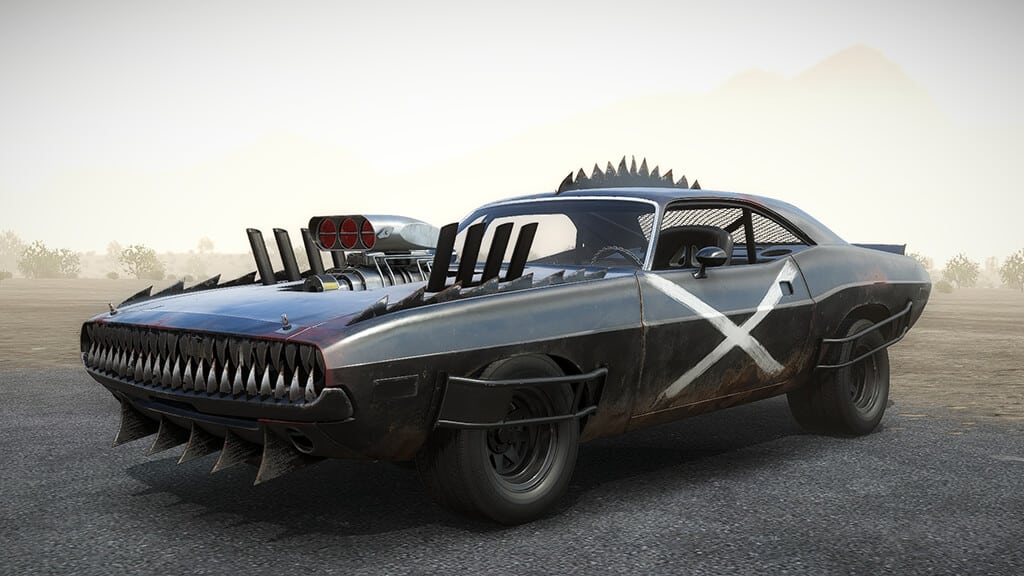 post apocalyptic preordercar mockup