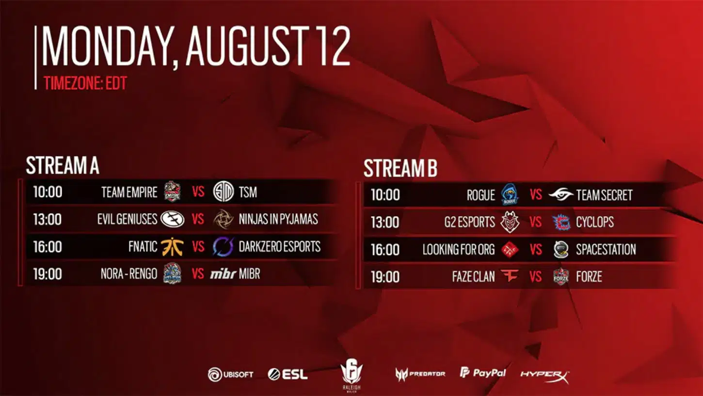 Six Major Raleigh 2019 Montag Six Major Raleigh 2019 Montag