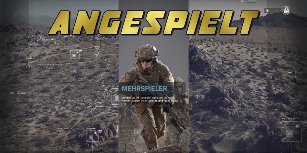 Angespielt CoD MW Header