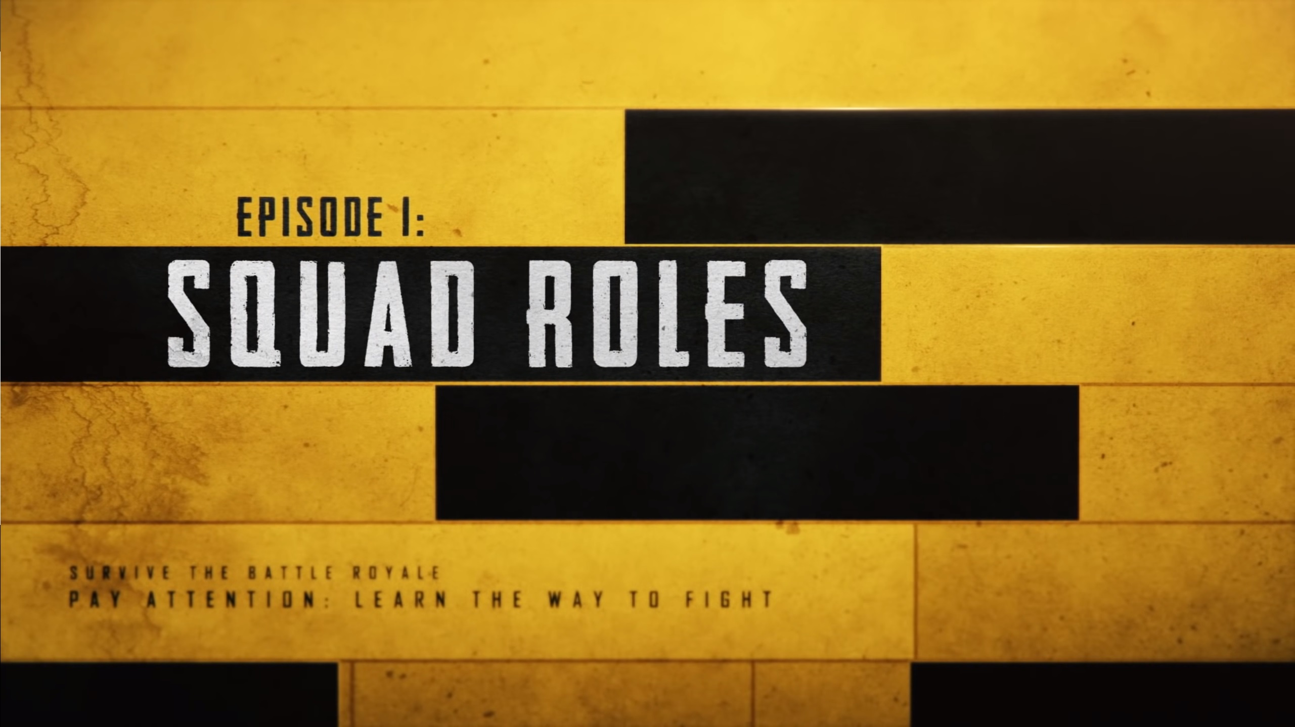 Squad Roles Episode 1