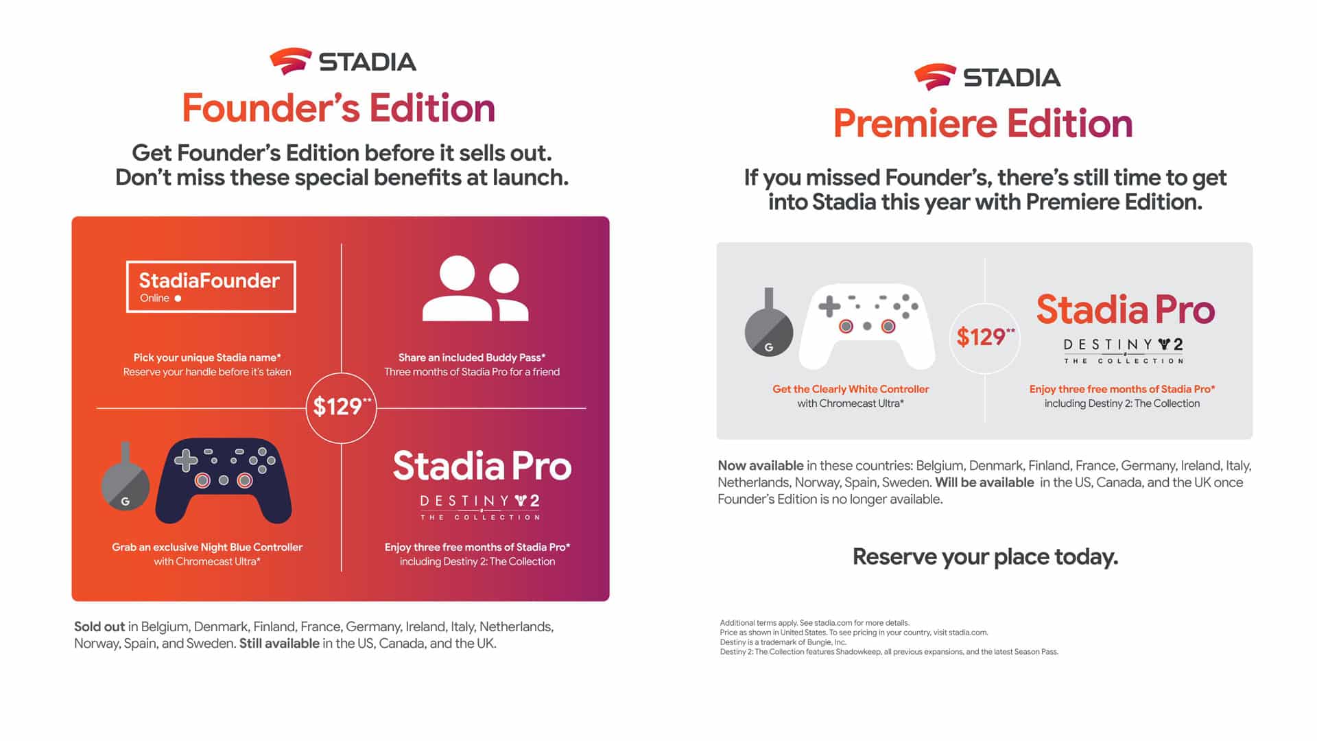 stadia versionen founders ausverkauft babt