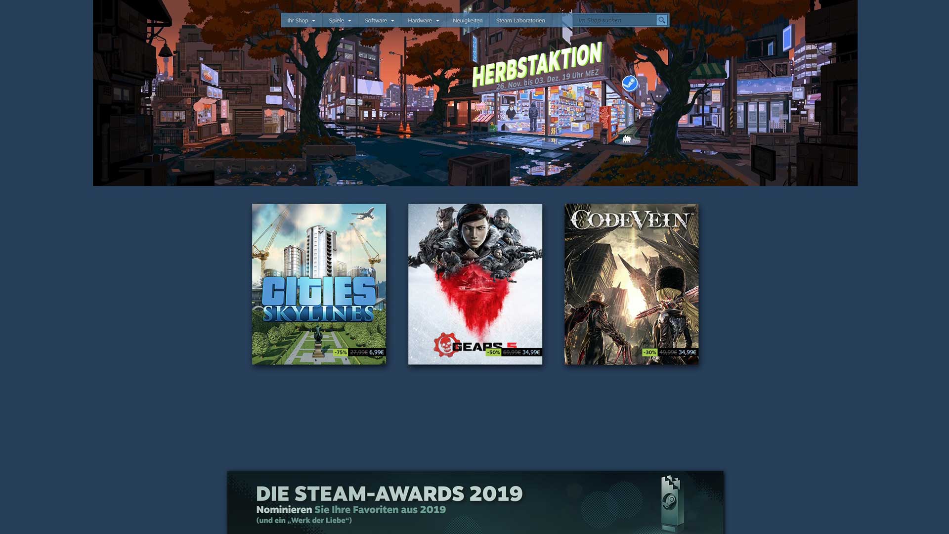 steam herbst sale 2019 babt