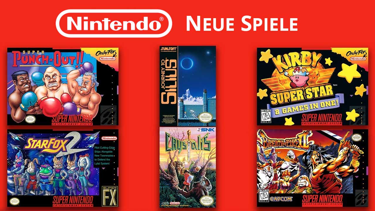 nintendo snes nes games dezember 2019
