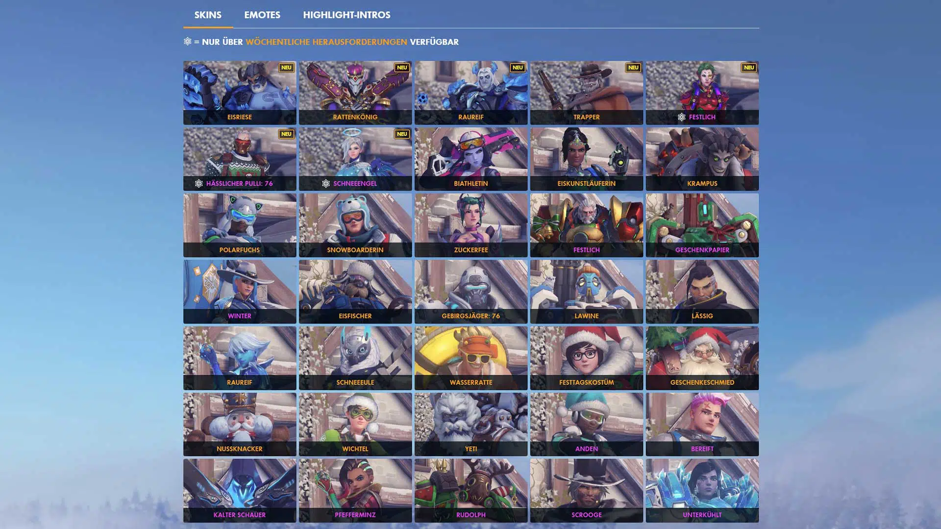 winter skins ow babt winter skins ow babt