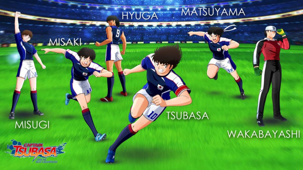 captain tsubasa charaktere