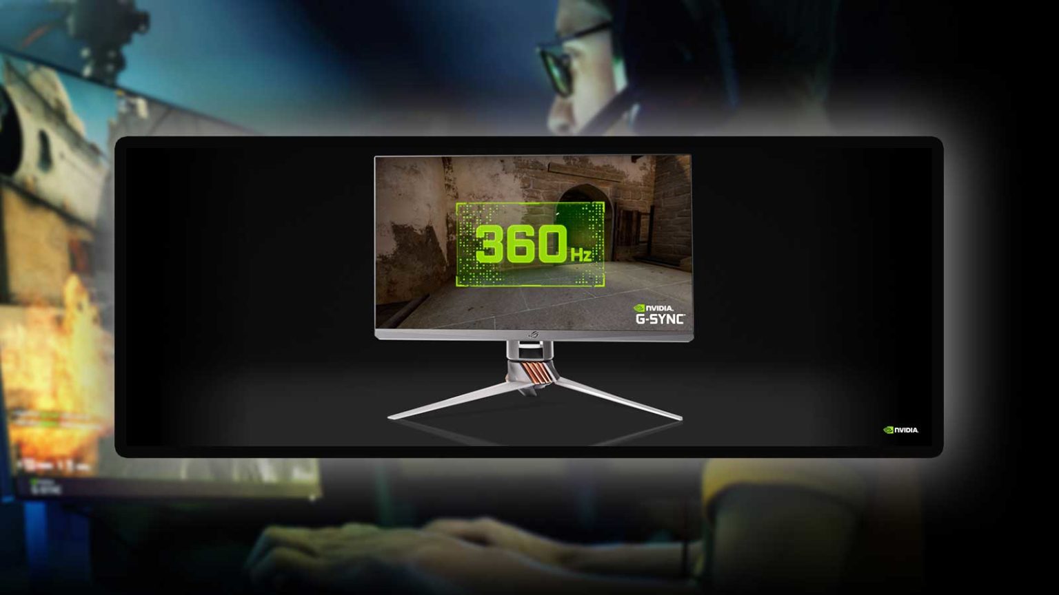 Zum ersten Mal 360 Hertz Der neue Nvidia eSports Monitor Gaming