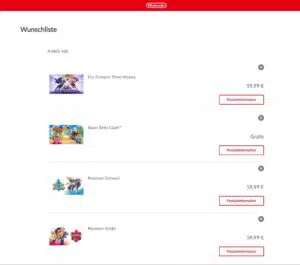 nintendo eshop wunschliste am pc nintendo eshop wunschliste am pc