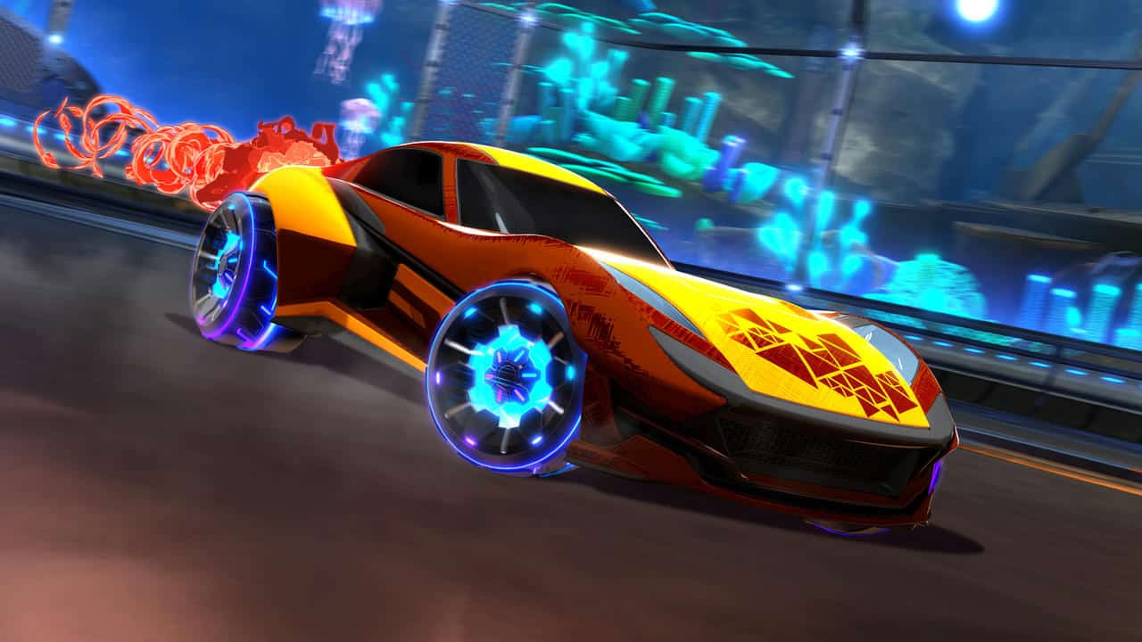 Komodo, Ultralex Wheels, Flamerate Boost. Quelle: Psyonix rl ignition series komodo