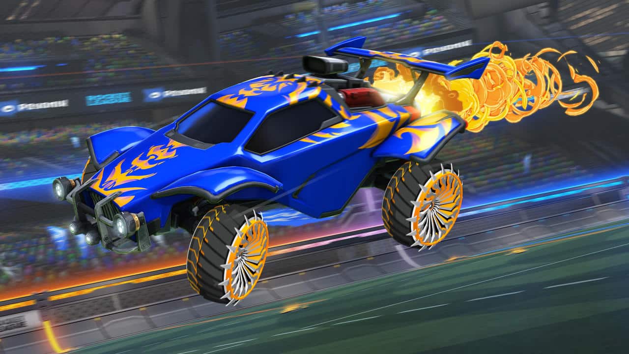 Vertebrate Octane Decal, Glaive Wheels, Flamerate Boost. Quelle: Psyonix rl ignition series octane