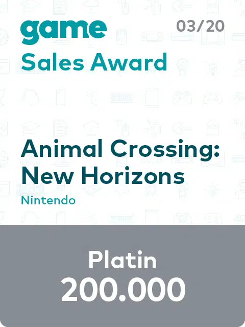 game Sales Award 20 03 Animal Crossing L