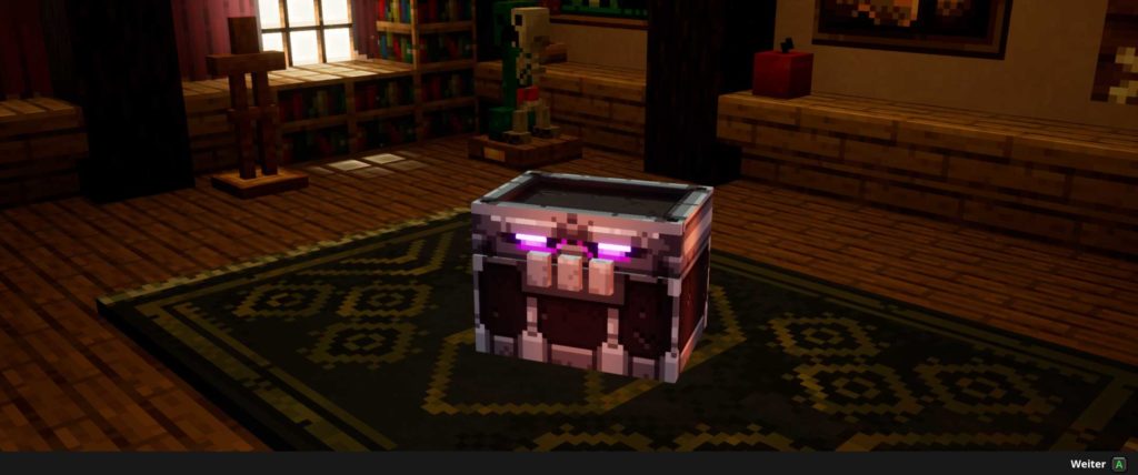 minecraft dungeons angespielt screen lootbox