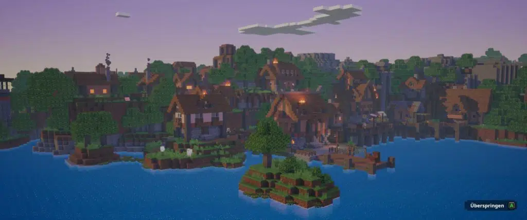 minecraft dungeons angespielt screen village