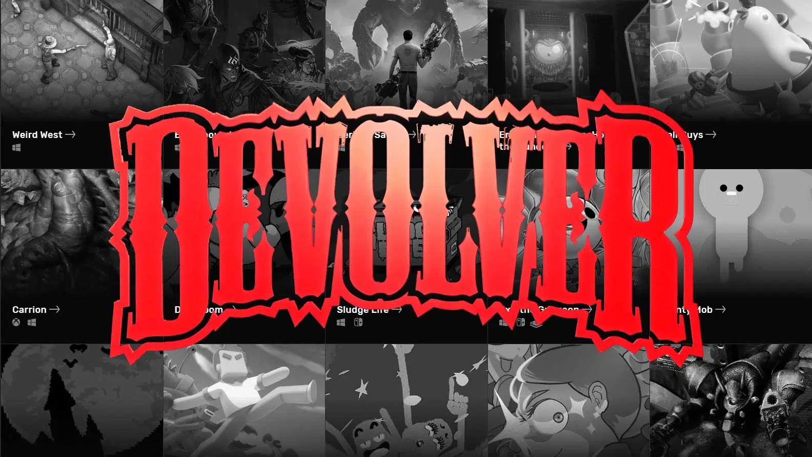 Devolver titel symbol babt
